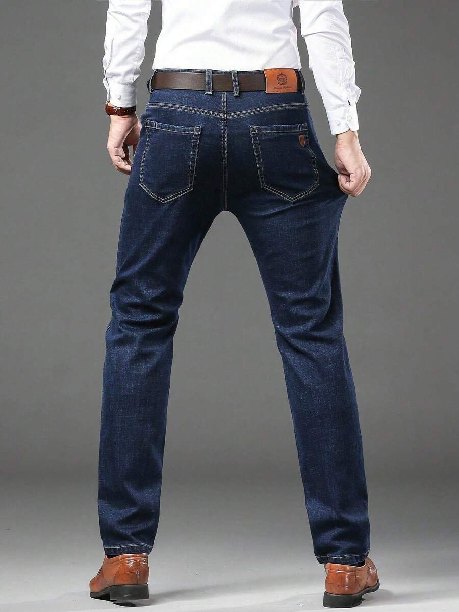 Edouard | Jean Droit Homme en Denim Bleu