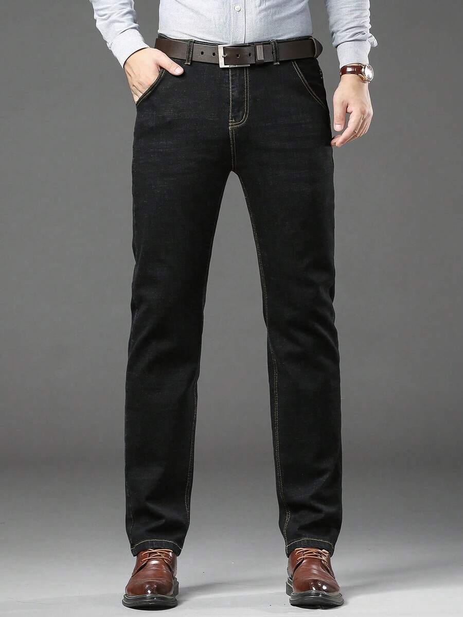Edouard | Jean Droit Homme en Denim Bleu
