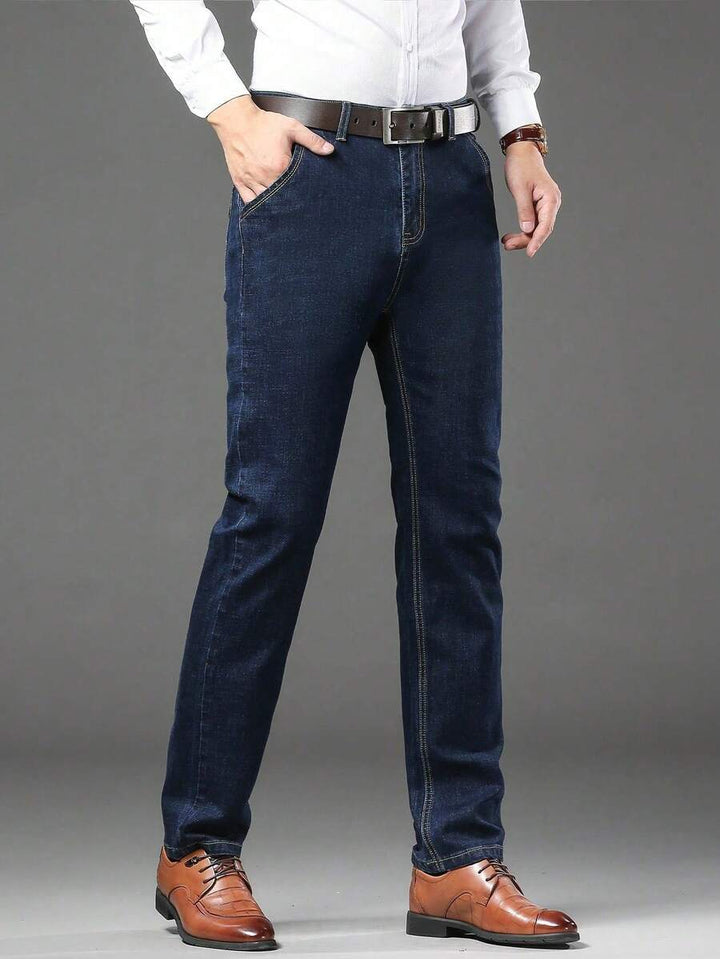 Edouard | Jean Droit Homme en Denim Bleu