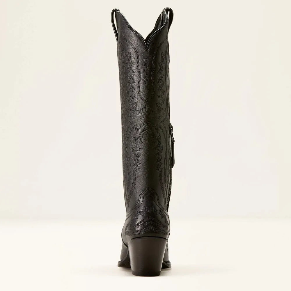 Elliot | Bottes Cowboy Cuir Brodées Marron Bout Pointu