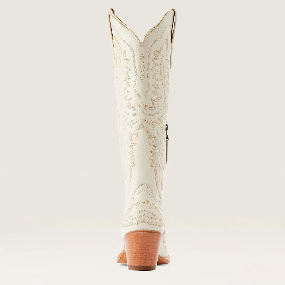 Elliot | Bottes Cowboy Cuir Brodées Marron Bout Pointu