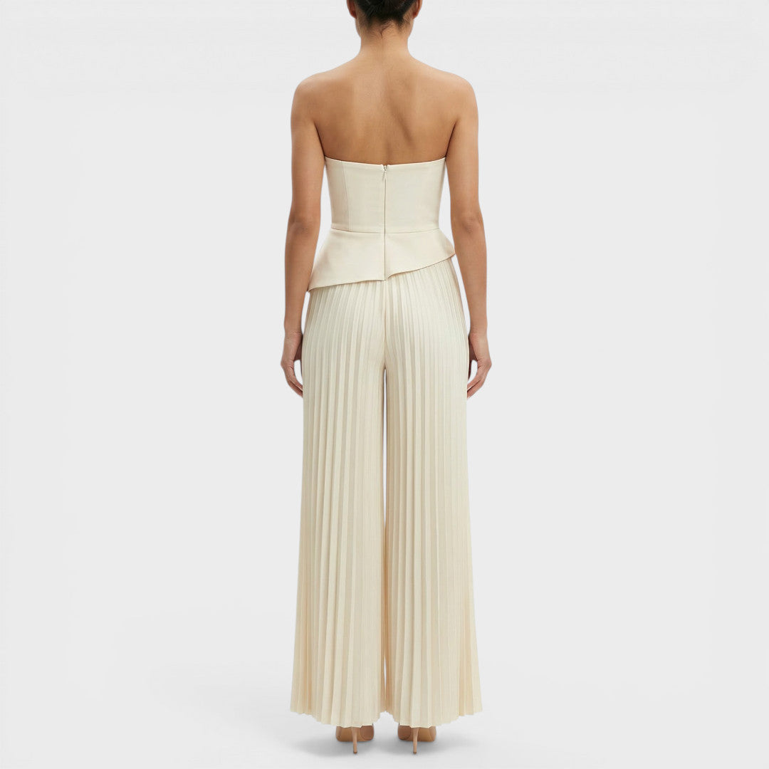 Émilie | Combinaison Pantalon Plissé Femme