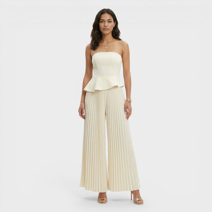 Émilie | Combinaison Pantalon Plissé Femme
