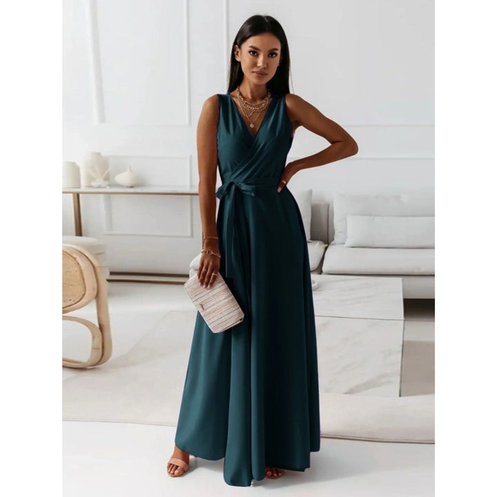 Émilie | Robe de Soirée Portefeuille Maxi Femme