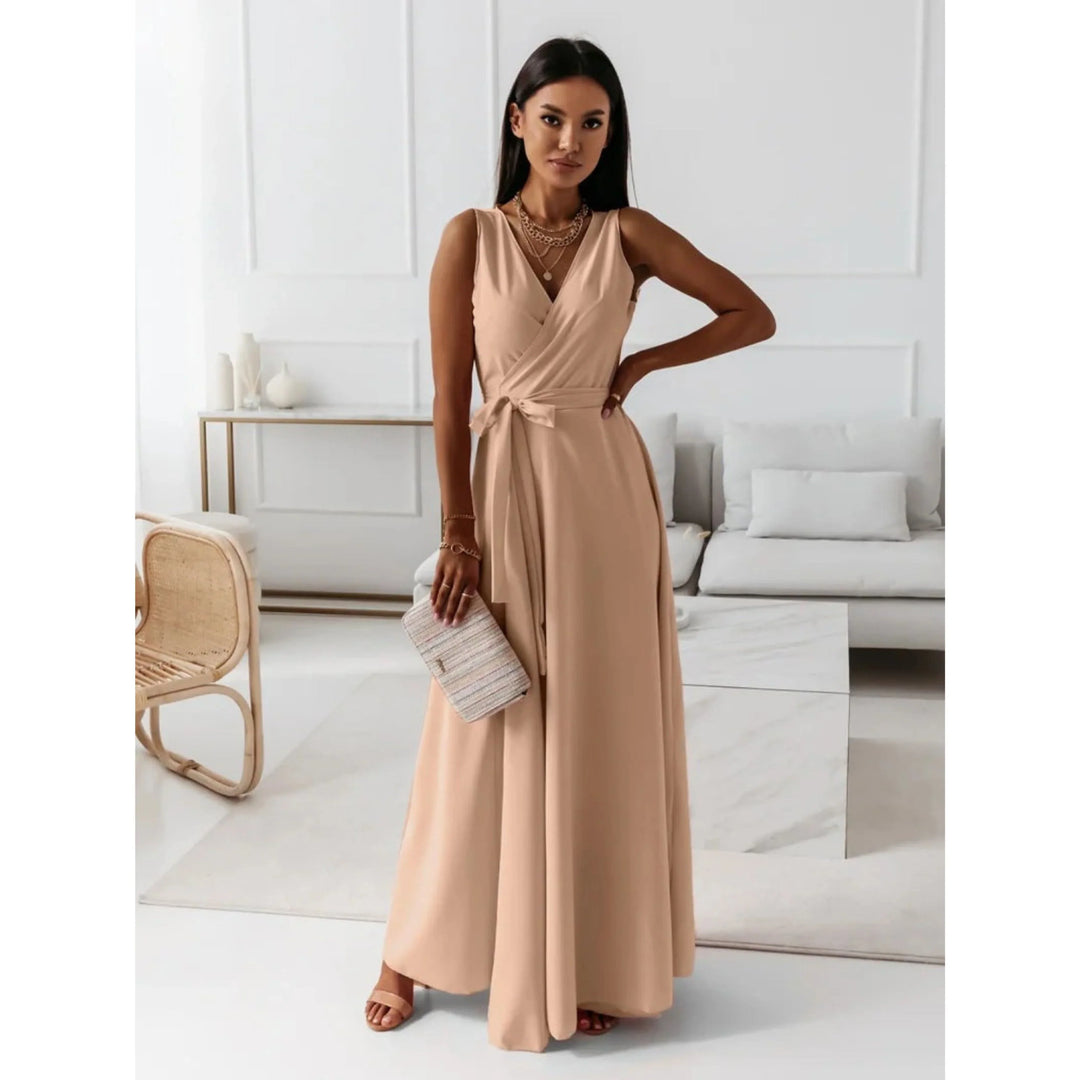 Émilie | Robe de Soirée Portefeuille Maxi Femme