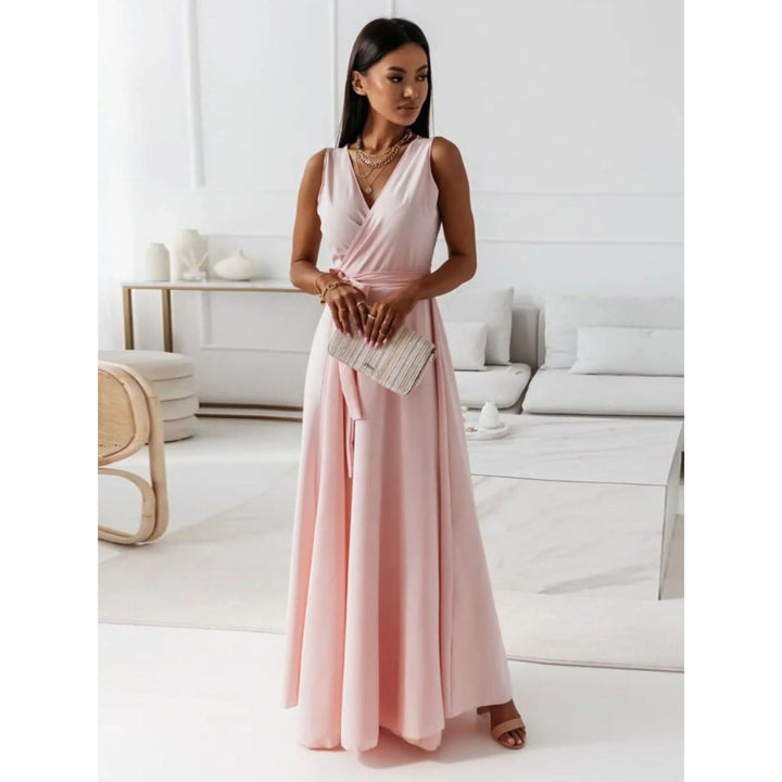 Émilie | Robe de Soirée Portefeuille Maxi Femme