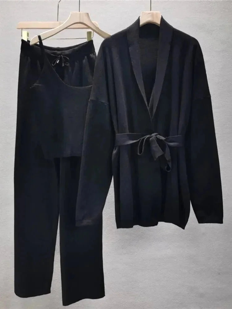 Eva | Ensemble Vêtements Femme Cardigan Ceinturé
