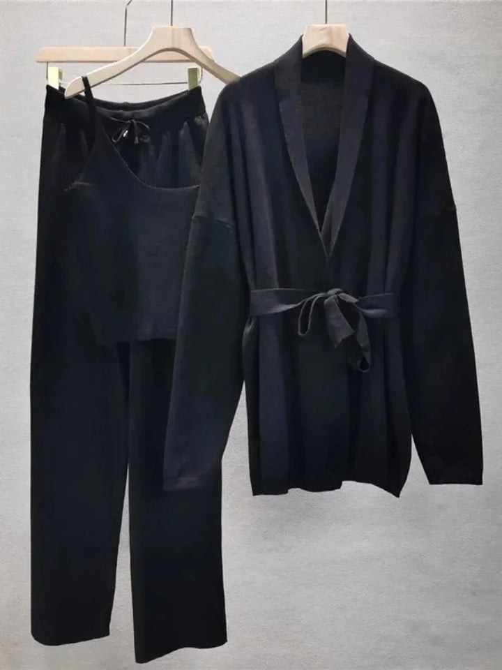 Eva | Ensemble Vêtements Femme Cardigan Ceinturé