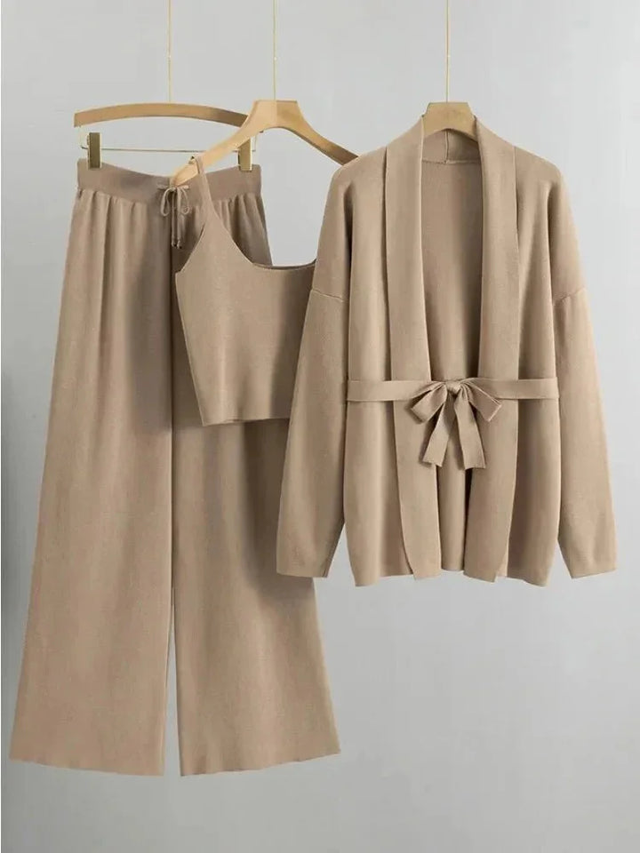 Eva | Ensemble Vêtements Femme Cardigan Ceinturé