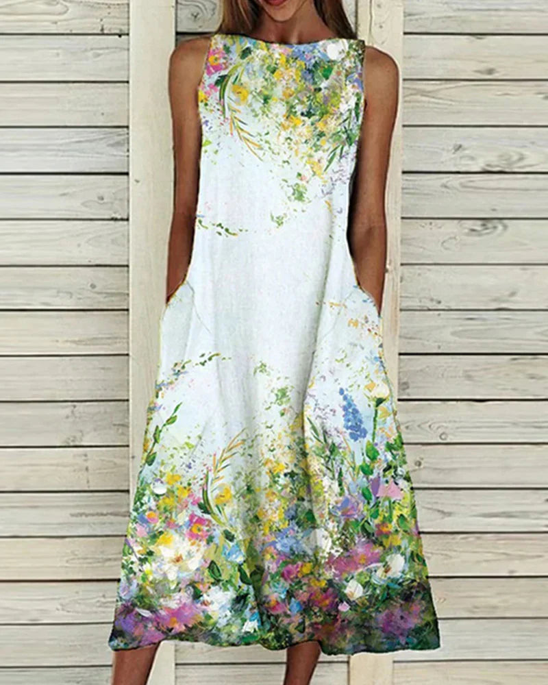 Eva | Robe Femme Imprimé Floral Bohème