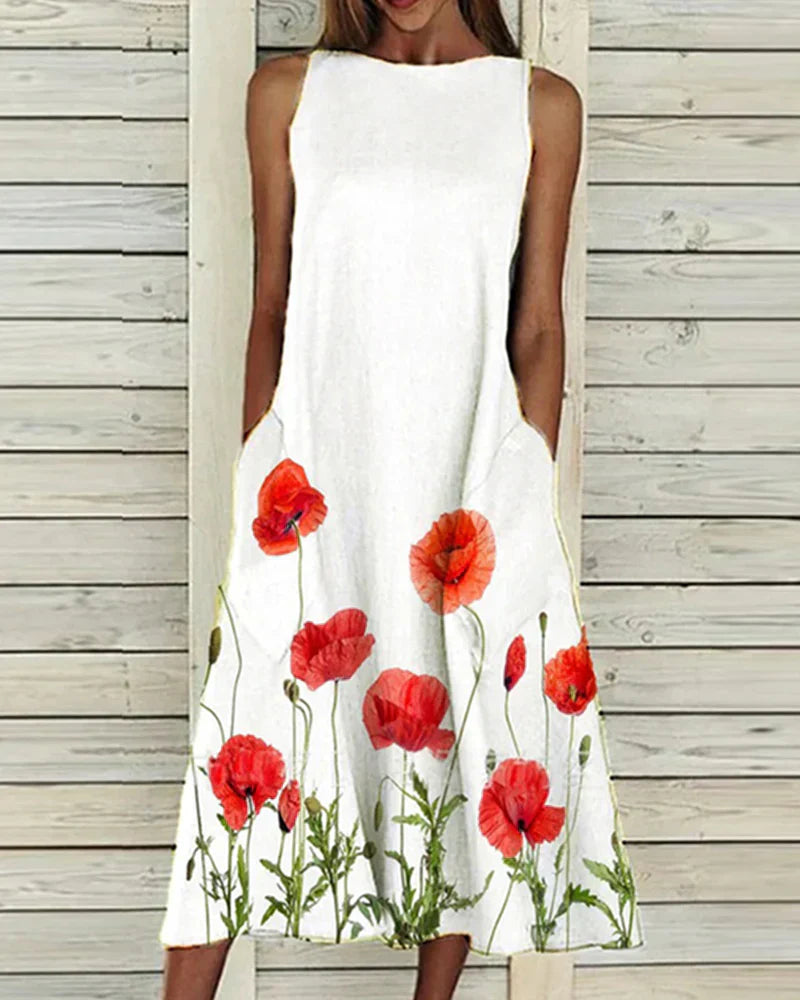 Eva | Robe Femme Imprimé Floral Bohème