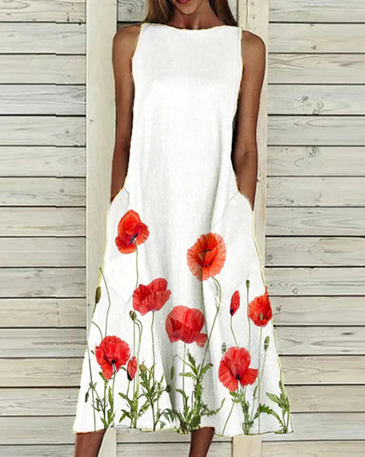 Eva | Robe Femme Imprimé Floral Bohème