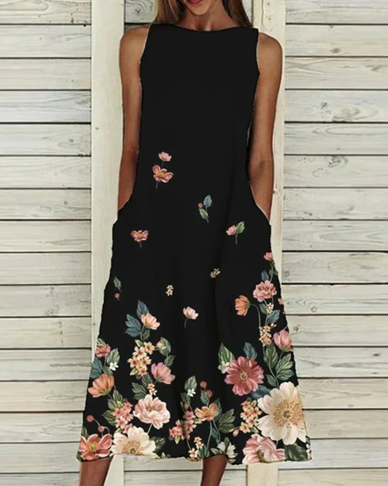 Eva | Robe Femme Imprimé Floral Bohème