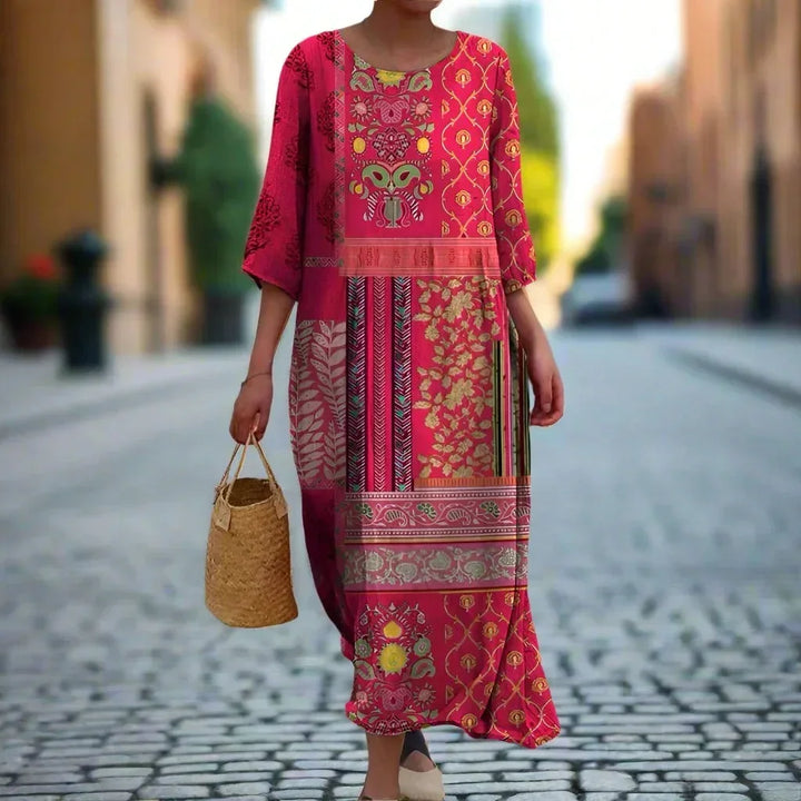 Eva | Robe Femme Longue Imprimé Bohème
