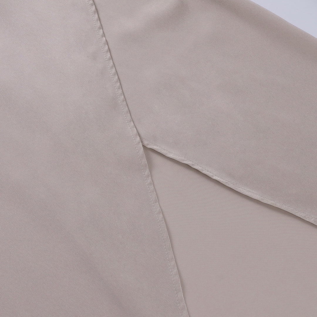 Floriane | Robe Longue Portefeuille Fendue Mousseline Vert Sauge