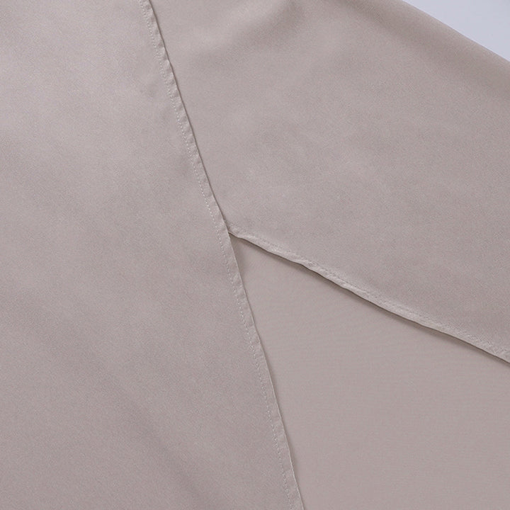 Floriane | Robe Longue Portefeuille Fendue Mousseline Vert Sauge