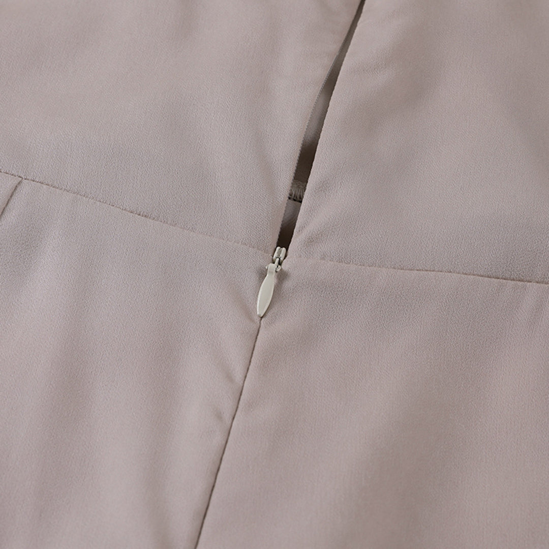 Floriane | Robe Longue Portefeuille Fendue Mousseline Vert Sauge