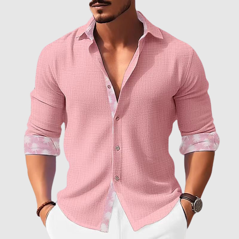 François | Chemise Homme Lin Manches Longues
