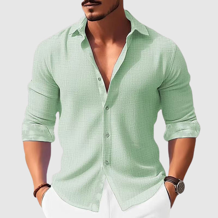 François | Chemise Homme Lin Manches Longues