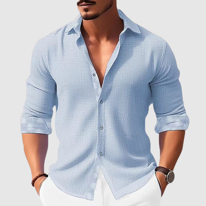 François | Chemise Homme Lin Manches Longues
