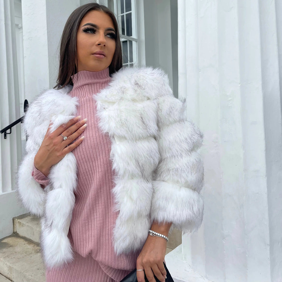 Clara | Veste en Fausse Fourrure Courte Femme