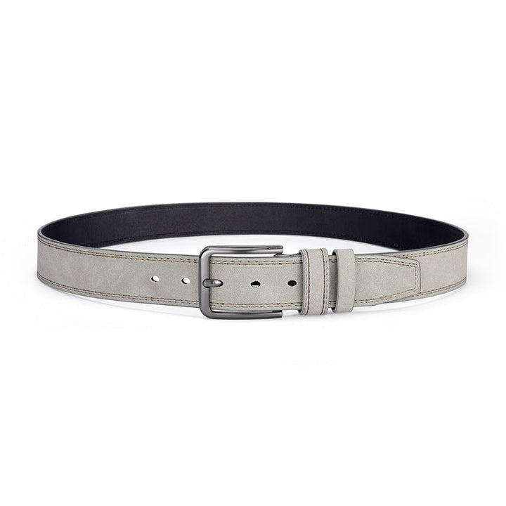 Gabrielle | Ceinture Daim Noire Boucle Argentée