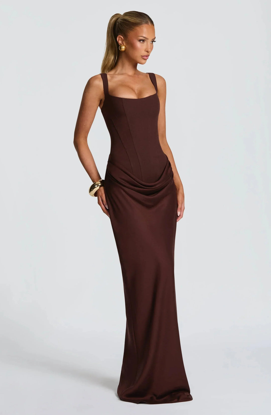 Gabrielle | Robe de Soirée Longue Moulante Femme