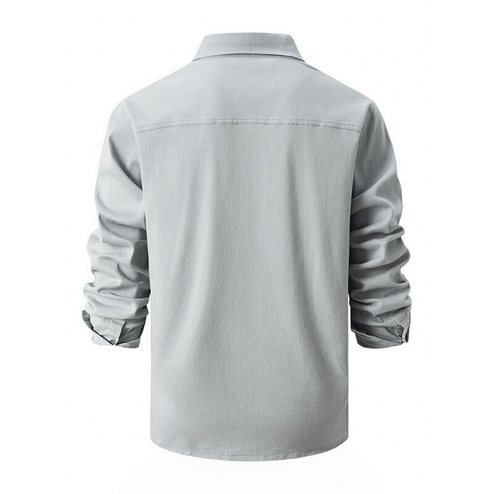 Guillaume | Chemise Homme Cargo Manches Longues Noire