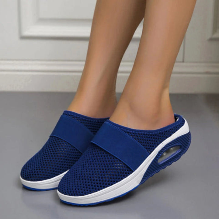 Héloïse | Basket Femme Mule Compensée Air Cushion Mesh