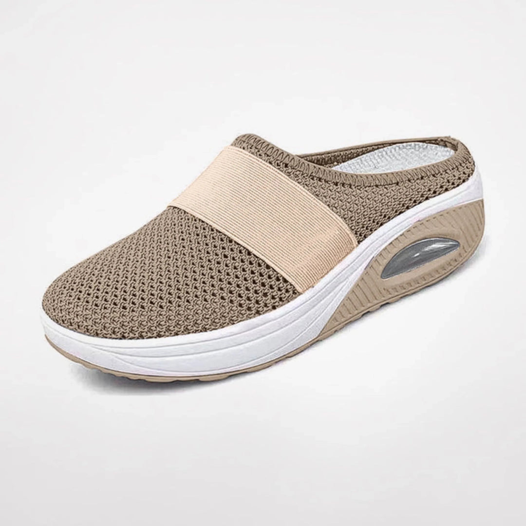 Héloïse | Basket Femme Mule Compensée Air Cushion Mesh