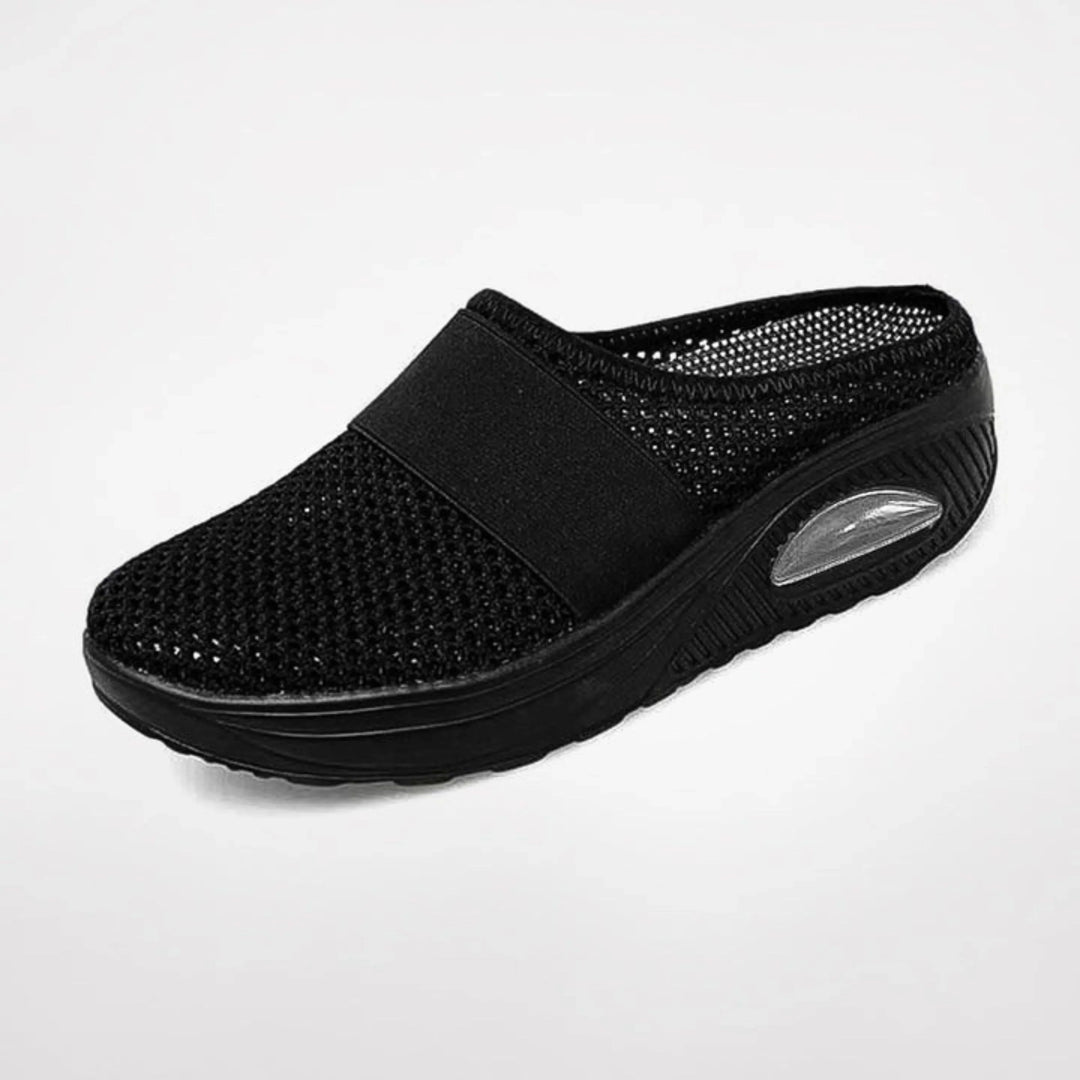 Héloïse | Basket Femme Mule Compensée Air Cushion Mesh