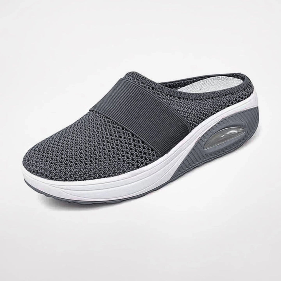 Héloïse | Basket Femme Mule Compensée Air Cushion Mesh