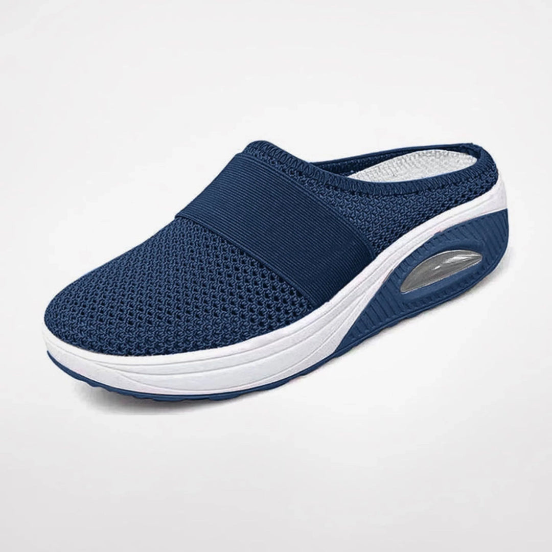Héloïse | Basket Femme Mule Compensée Air Cushion Mesh