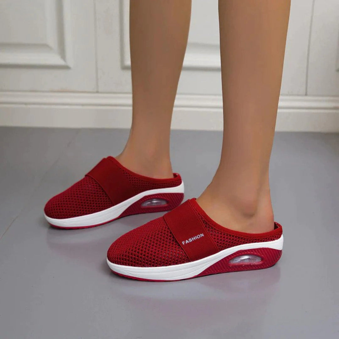 Héloïse | Basket Femme Mule Compensée Air Cushion Mesh