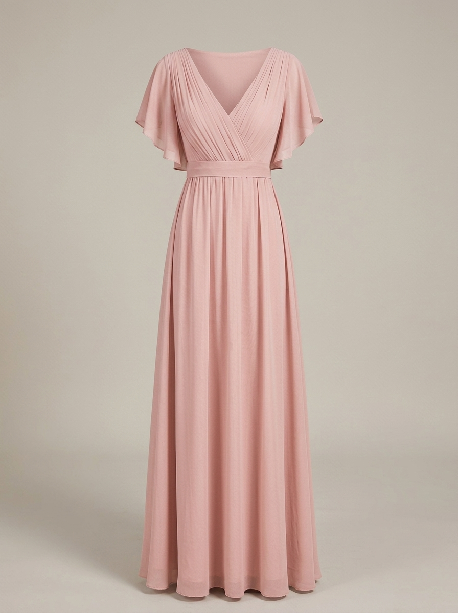 Héloïse | Robe de Soirée Longue Femme Manches Volantées