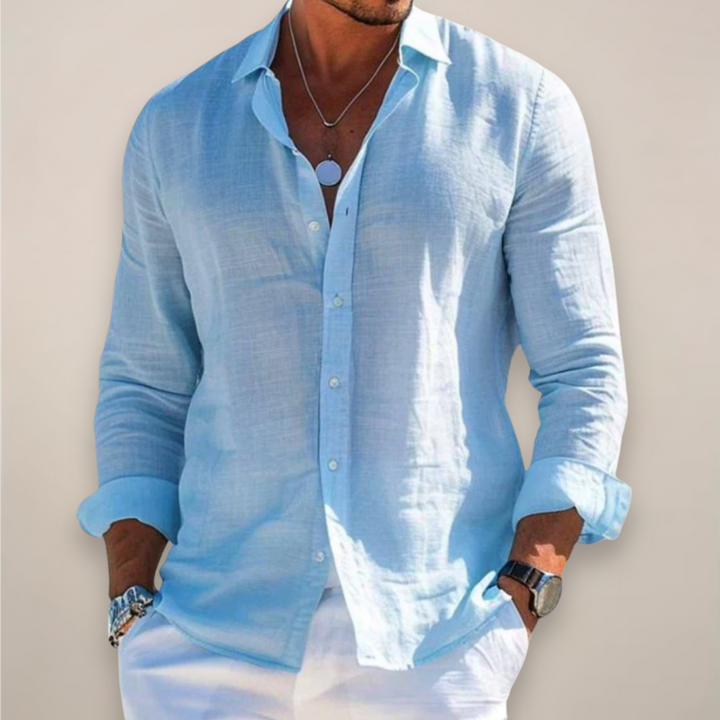 Hugo | Chemise Homme Lin Manches Longues