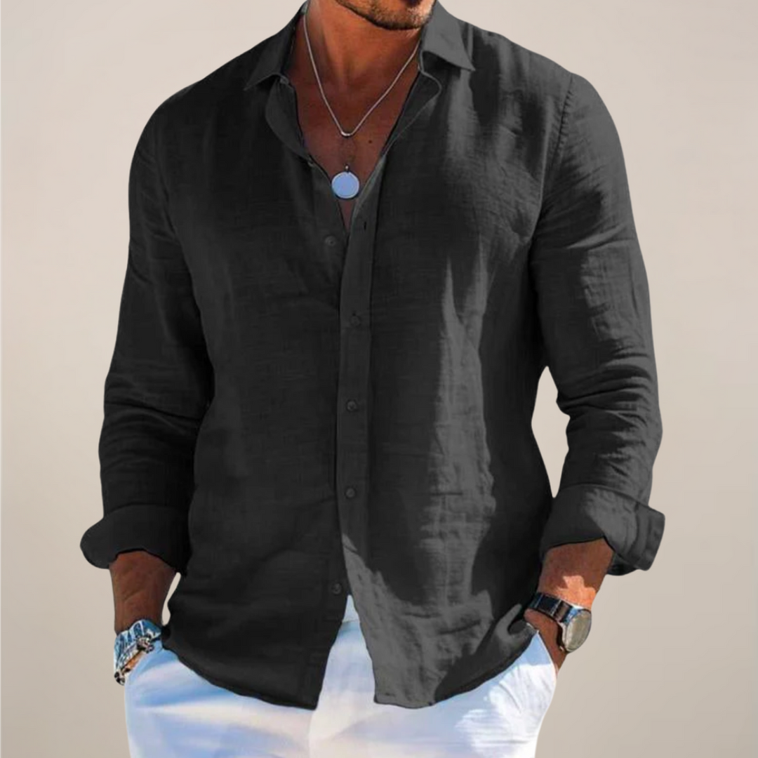 Hugo | Chemise Homme Lin Manches Longues