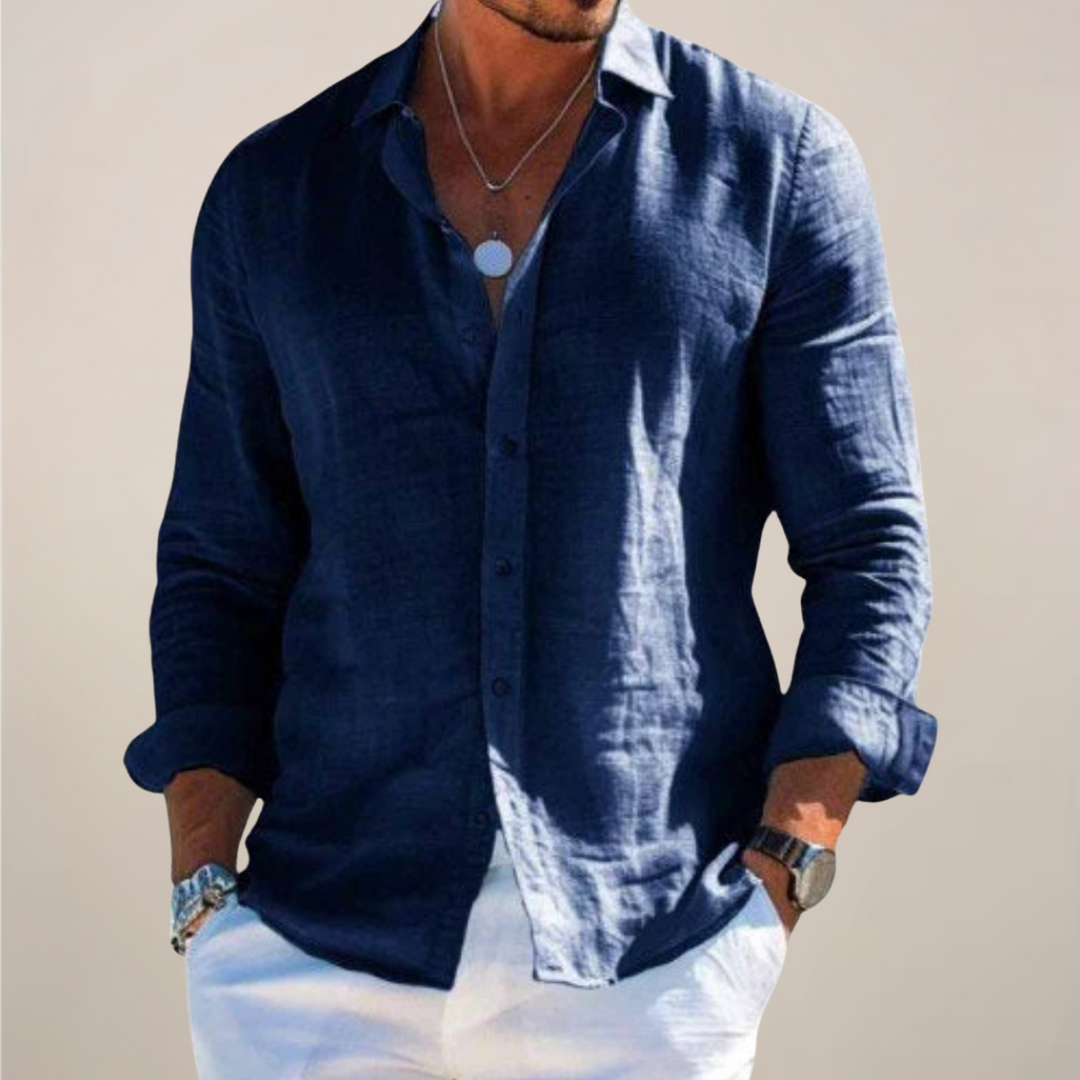 Hugo | Chemise Homme Lin Manches Longues
