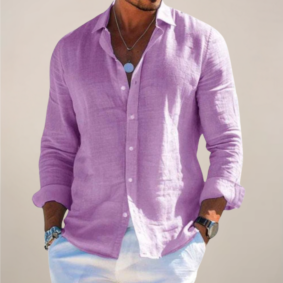 Hugo | Chemise Homme Lin Manches Longues