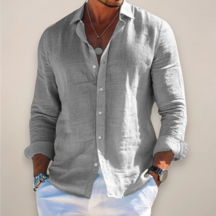 Hugo | Chemise Homme Lin Manches Longues