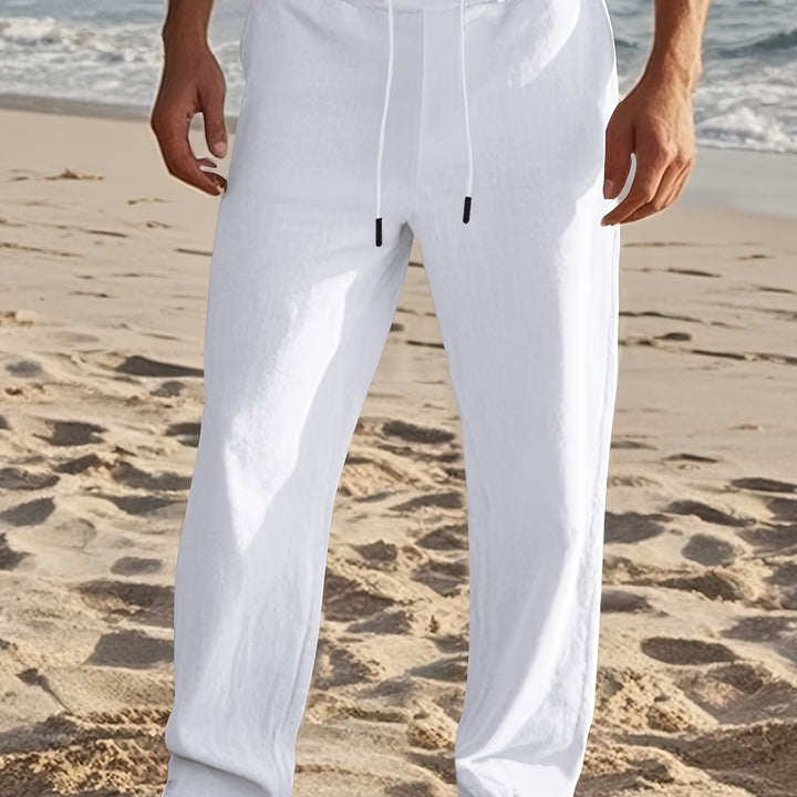 Hugo | Pantalon Homme Noir Coupe Droite