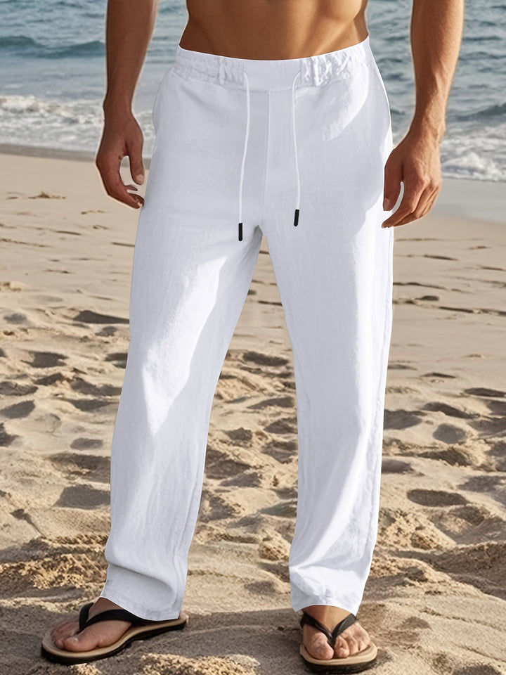 Hugo | Pantalon Homme Noir Coupe Droite