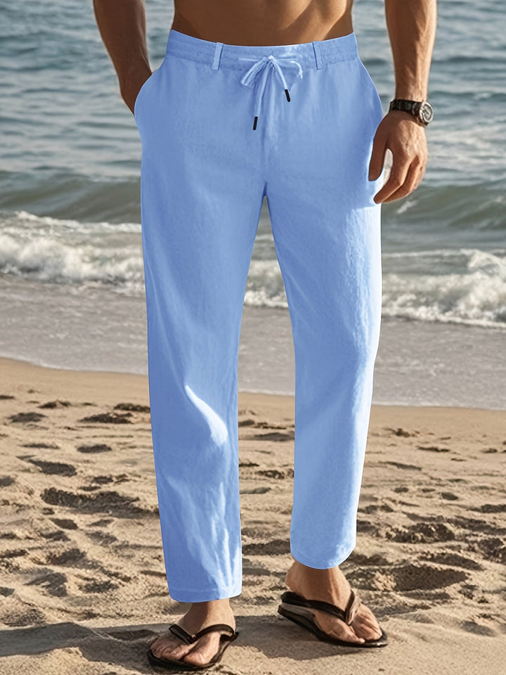 Hugo | Pantalon Homme Noir Coupe Droite