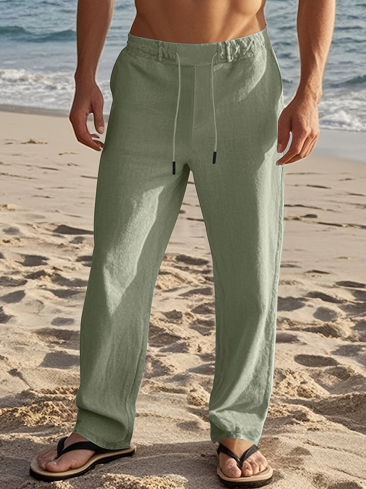 Hugo | Pantalon Homme Noir Coupe Droite