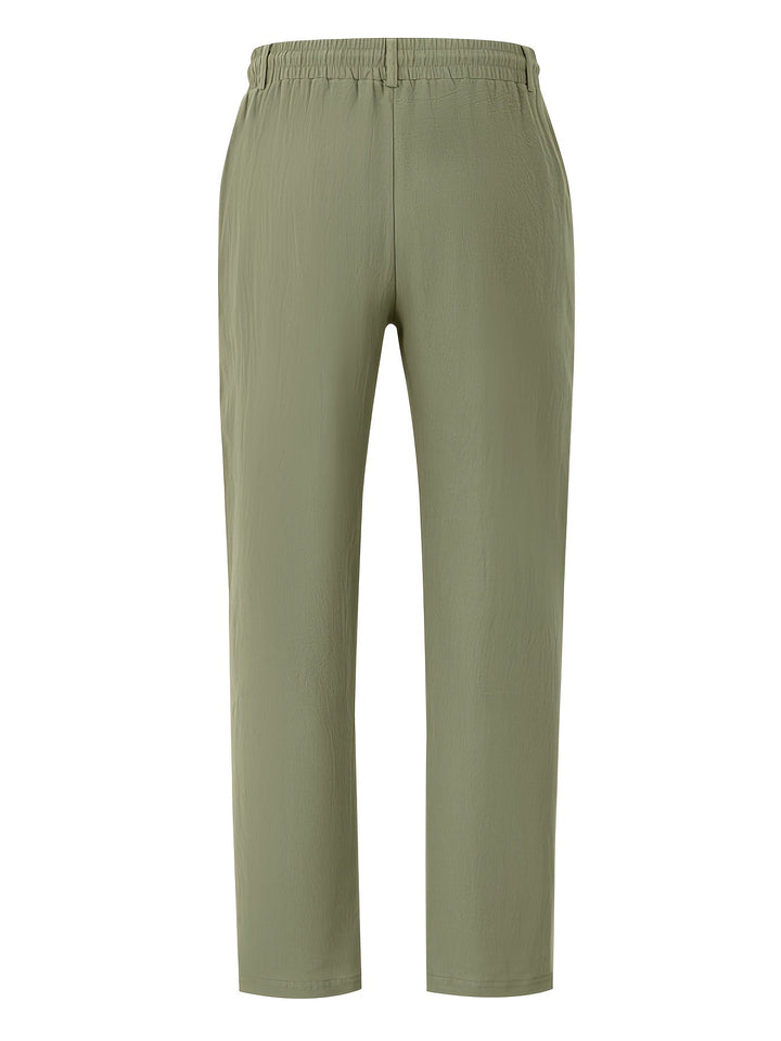 Hugo | Pantalon Homme Noir Coupe Droite