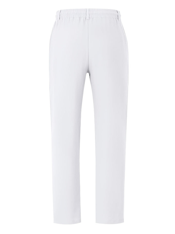 Hugo | Pantalon Homme Noir Coupe Droite
