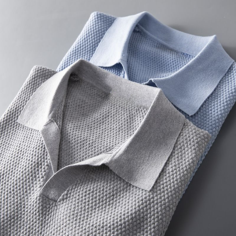 Hugo | Polo Homme Maille Texturée Kaki