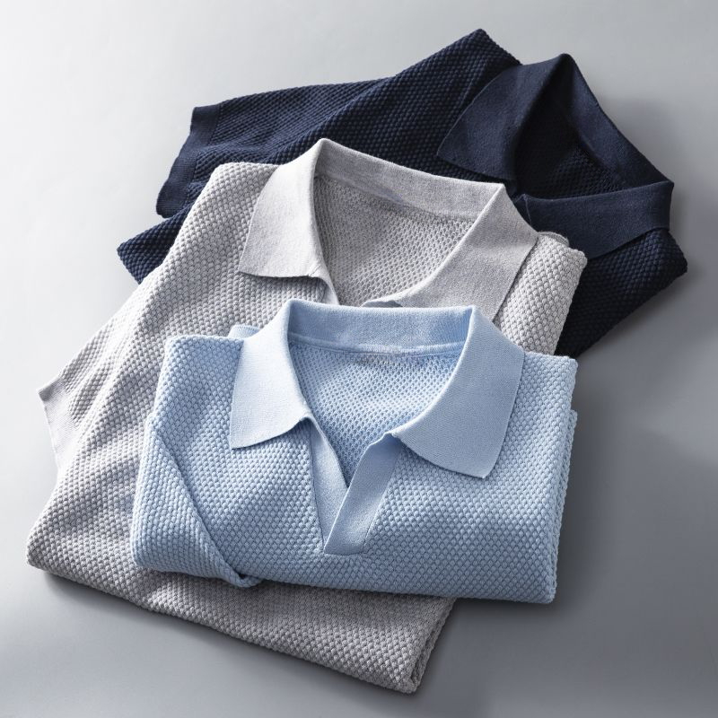 Hugo | Polo Homme Maille Texturée Kaki