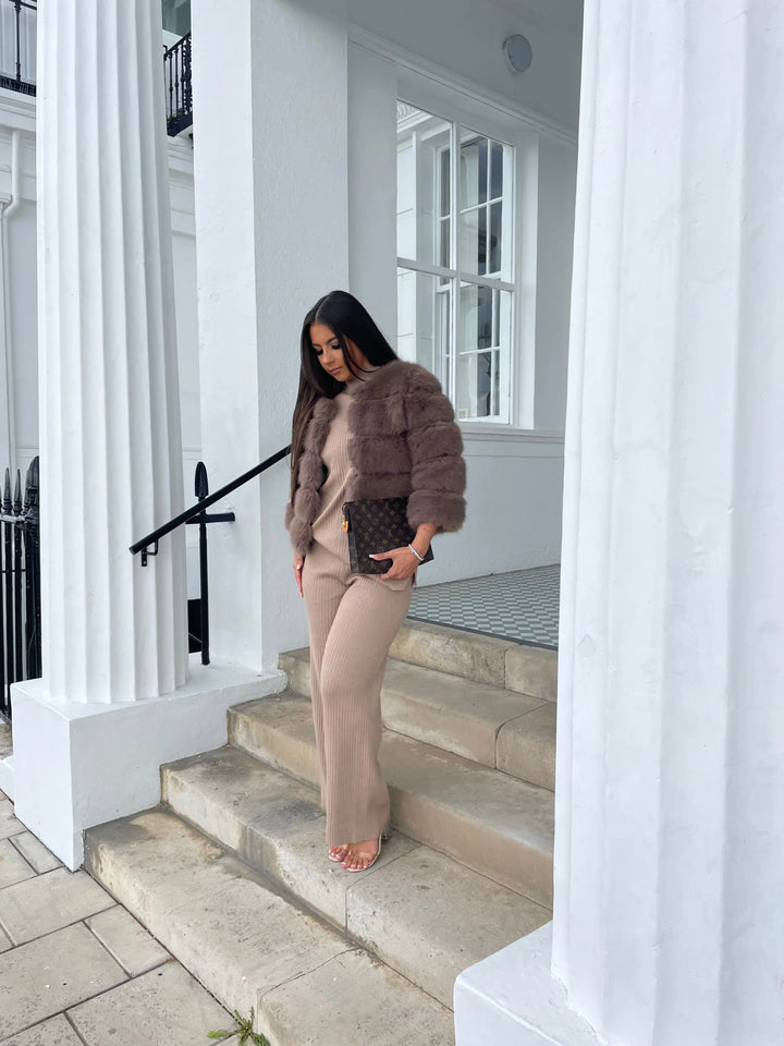 Clara | Veste en Fausse Fourrure Courte Femme