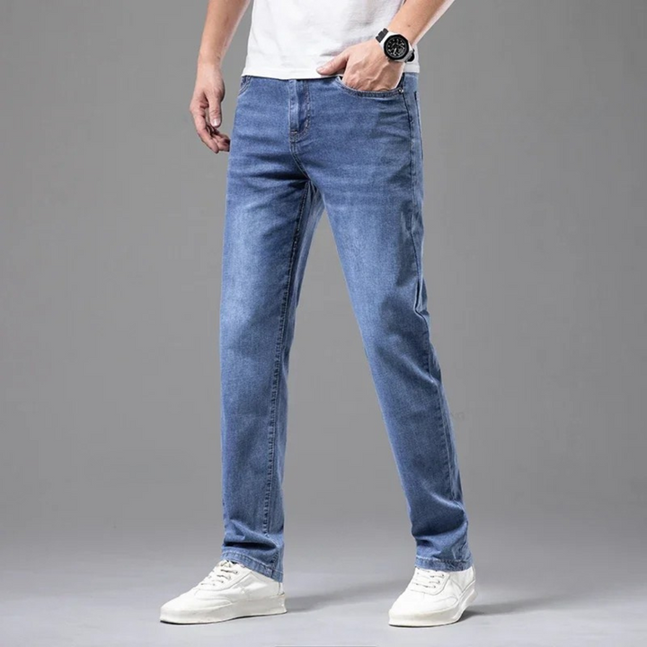 Théo | Jean Homme Coupe Droite Denim